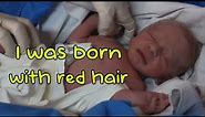my newborn baby with red hair : See how to wear cute newborn baby boy clothes