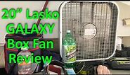 20" Galaxy Box Fan Review (Lasko) (Walmart)