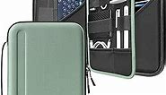 tomtoc Portfolio Case for 11 Inch iPad Pro M4 & iPad Air M2 2024, iPad Pro M2&M1, 10.9-in iPad Air 5, 10.9-in iPad 10, Carrying Storage Sleeve Bag with Accessories Compartment