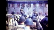 Original Color Footage - 1st Wave of Marines Landing at Yokosuka Naval Base Japan 1945