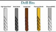 Drill Bits, Types And Usage