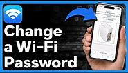 How To Change WiFi Password On iPhone