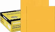 ValBox 10x13 Self Seal Catalog Envelopes 150 Packs Brown Kraft Large Envelopes with Peel and Seal Flap for Mailing, Organizing and Storage