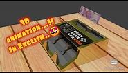 How Cash counting machine works || Money counting machine working || In English || Animation ||