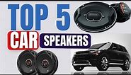 5 Best Car Speakers Reviews For Bass And Sound Quality