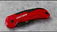 CRAFTSMAN 4.375-in 1-Blade Steel-Painted Utility Knife