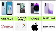 Best Mobile Phone Brands in the world 2024 comparison | Comparison Cassette