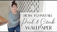 How to Hang Peel and Stick Wallpaper | Simple Tips to Do It Yourself