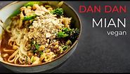 EASY vegetarian Dan Dan Noodles (mian) Recipe!