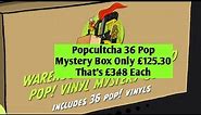 Popcultcha 36 Funko Pop Mystery Box