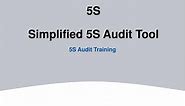 PPT - 5S Simplified 5S Audit Tool PowerPoint Presentation, free download - ID:1231410