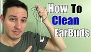 How To Clean Earbuds/AirPods | Remove EarWax