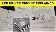 {925} LED driver circuit explained