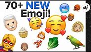 70+ New Emoji coming to iOS/watchOS/macOS!