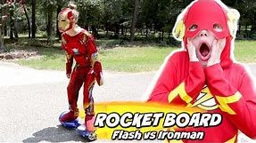 The Rocket Board: Flash vs Ironman Race games Edition