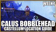 Calus Bobblehead - Castellum Location guide [Destiny 2]