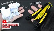 How to make Paper CS:GO Butterfly knife w/ FREE TEMPLATE