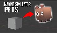 Making Roblox Simulator Pets in Blender!