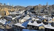 Winter of Luxembourg City - Hiver Ville de Luxembourg travel video - Luxemburg UNESCO World Heritage