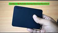Toshiba Canvio USB 3.0 1TB Portable HDD Unboxing, Review & Setup | AMTVPRO