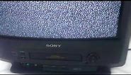 Sony Trinitron KV-20VM30 20" CRT VCR VHS Tape Player Combo Color Video TV