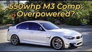 2018 BMW M3 Competition (550whp) Review - Is it Overpowered?