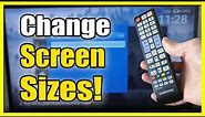 How to Adjust Screen Size & Aspect Ratio on Old Samsung TV (16:9, Screen Fit, 4:3)