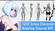 [#01] Anime Character 3D Modeling Tutorial 2020 – Collecting Reference