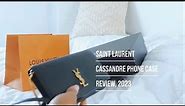 Saint Laurent Cassandre Phone Holder “bag” | Review 2023