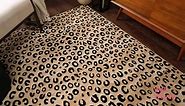 Well Woven Dulcet Leopard Black Ivory Animal Print Area Rug 2' x 7'3" Runner