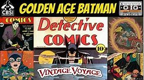Golden Age Batman Comic Books - CBSI Vintage Voyage