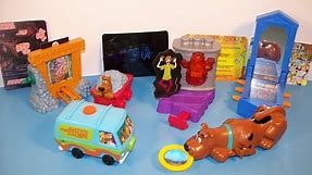 2003 SCOOBY-DOO 2 MONSTERS UNLEASHED SET OF 5 BURGER KING COLLECTION MOVIE TOYS VIDEO REVIEW