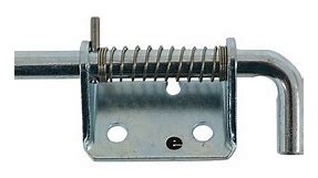 Spring Latch w/ Extended Handle and Holdback - 2" x 1-1/8" - Zinc Plated - Left Hand Paneloc Trailer
