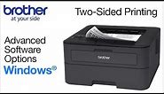 Duplex printing from Windows® - Brother printers
