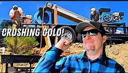 GOLD MINING Hammer Mill PULVERIZES 1 TON of GOLD ORE!