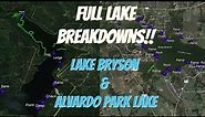 Lake Bryson & Lake Alvarado - Full Lake Breakdowns
