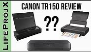 Review Canon Pixma TR150 Wireless Portable Printer