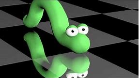 3D Worm animation