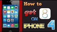 UPDATED : How to get iOS 8 for iPhone 4 [TUTORIAL]