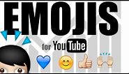 How To Get Emojis on YouTube - like these: 🎉 🍾 💙 🎮 🕹🙌 👍