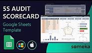 5S Audit Scorecard Google Sheets Template | 5S Audit Checklist