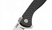 CJRB Cleaver Folding Knives Pocket Knife D2 Steel Blade Carbon fiber Handle J1915 Kicker