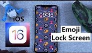 iOS 16: How To Create an Emoji Lock Screen