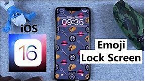 iOS 16: How To Create an Emoji Lock Screen