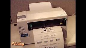 Using the Toshiba TEC B-852 Barcode Label Printer