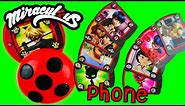 NEW Miraculous Ladybug and Cat Noir Toy Compact Caller Phone Playset Unboxing and Review