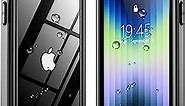 for iPhone SE Case 2020/2022/,iPhone 8/7 Case Waterproof,Built-in Screen & Lens Protector [IP68 Underwater] [12FT Military Dropproof] Dustproof [360 Full Body Shockproof] Phone Case,Black