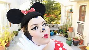 Minnie Mouse Halloween Costume & Makeup Tutorial