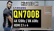 Samsung QN700B Neo QLED Mini LED 8K: Unboxing y review completa / HDMI 2.1 Smart TV