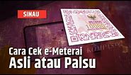 Ternyata Cara Cek Keaslian e-Meterai Harus Pakai Aplikasi Ini | SINAU